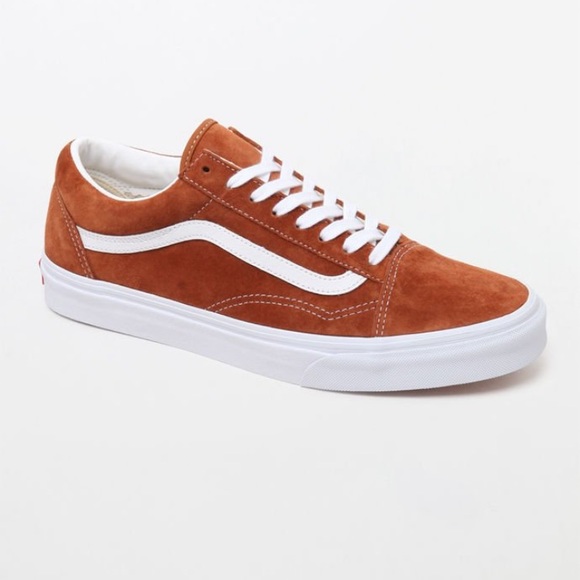 orange suede vans